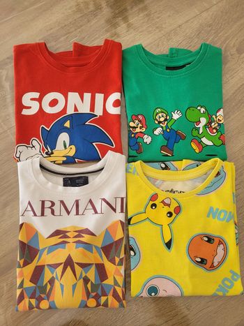 Tee-shirts taille 5-6ans