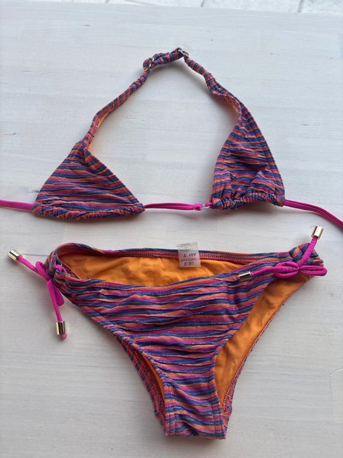 Maillot de bain 2 pièces 10 ans Kiwi St Tropez