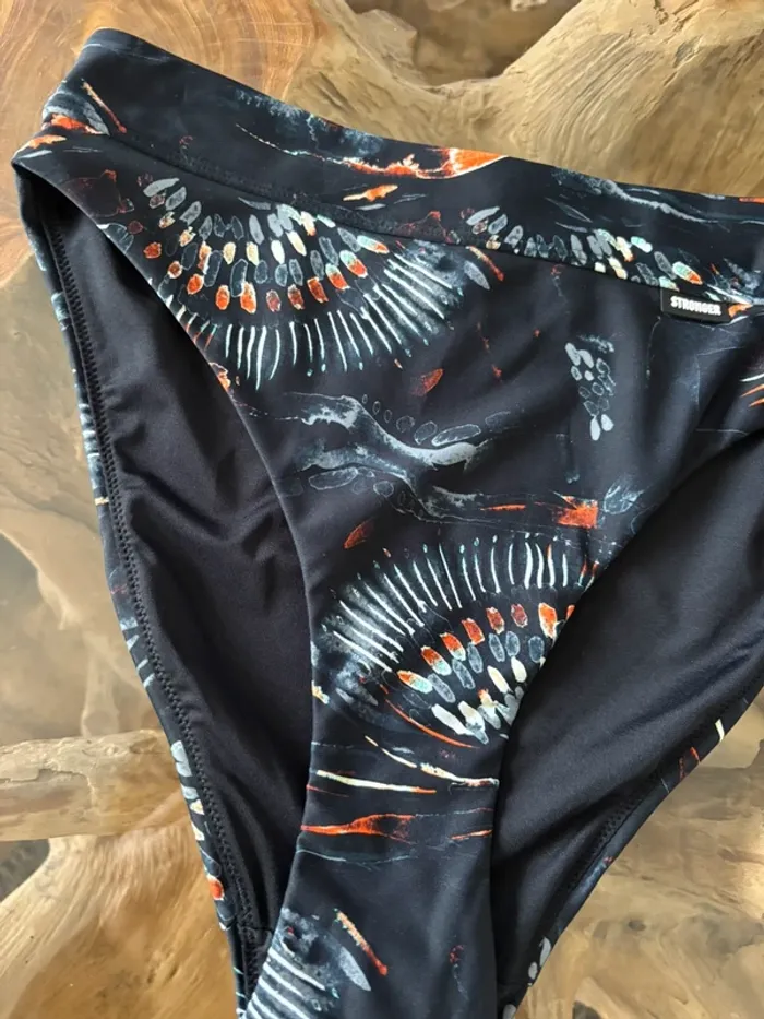 Bas de maillot de bain Stronger femme noir motifs - photo numéro 3
