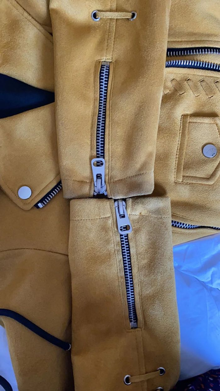 Veste style perfecto jaune C&A - photo numéro 6