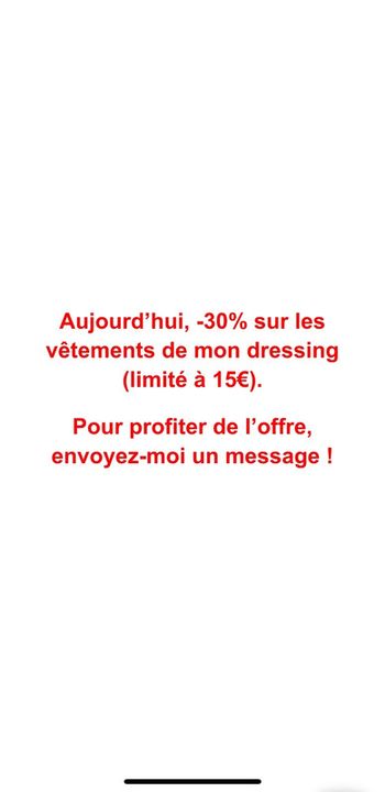 -30% sur mon dressing