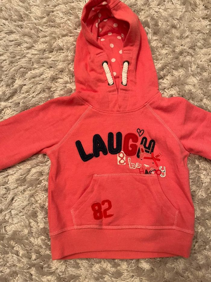 Ensemble survêtement veste pantalon bébé 9 12 mois fille next pull - photo numéro 5