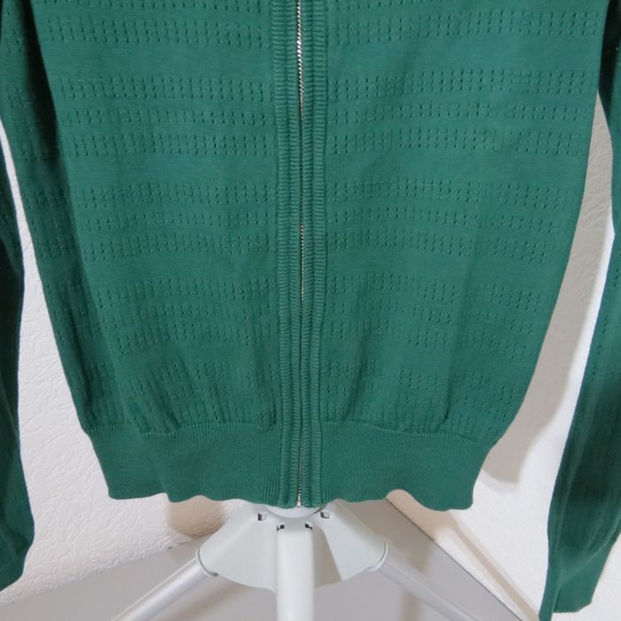 Gilet zippé vert – Taille M – 100 % coton - photo numéro 2