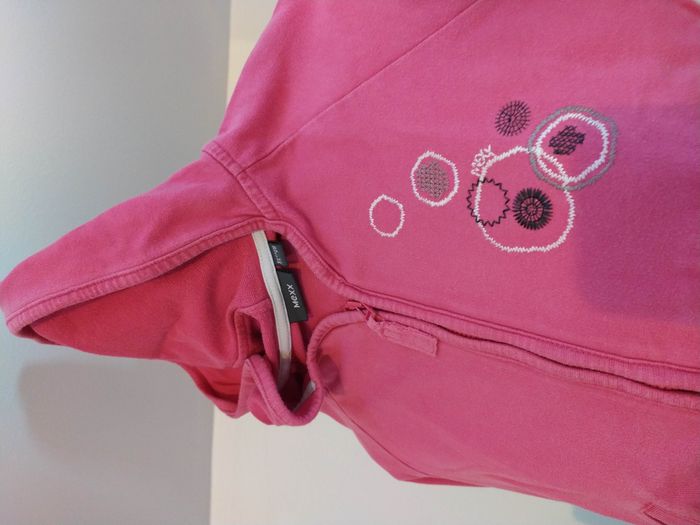 Gilet sweat à capuche rose MEXX 10 ans - photo numéro 3