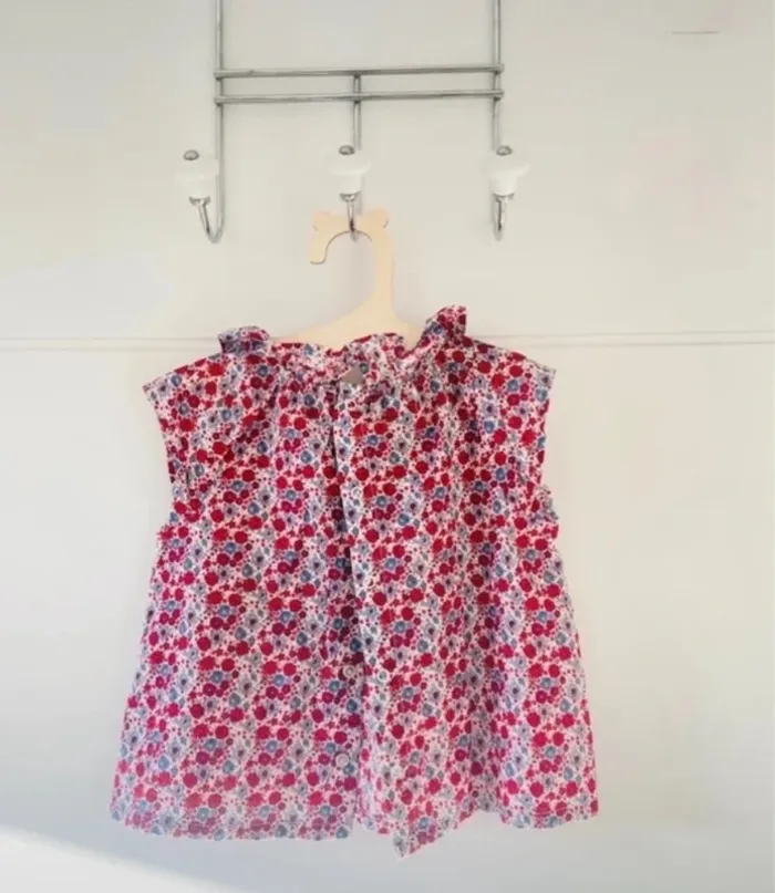 Blouse fleurir manche courtes - Neuf - photo numéro 4