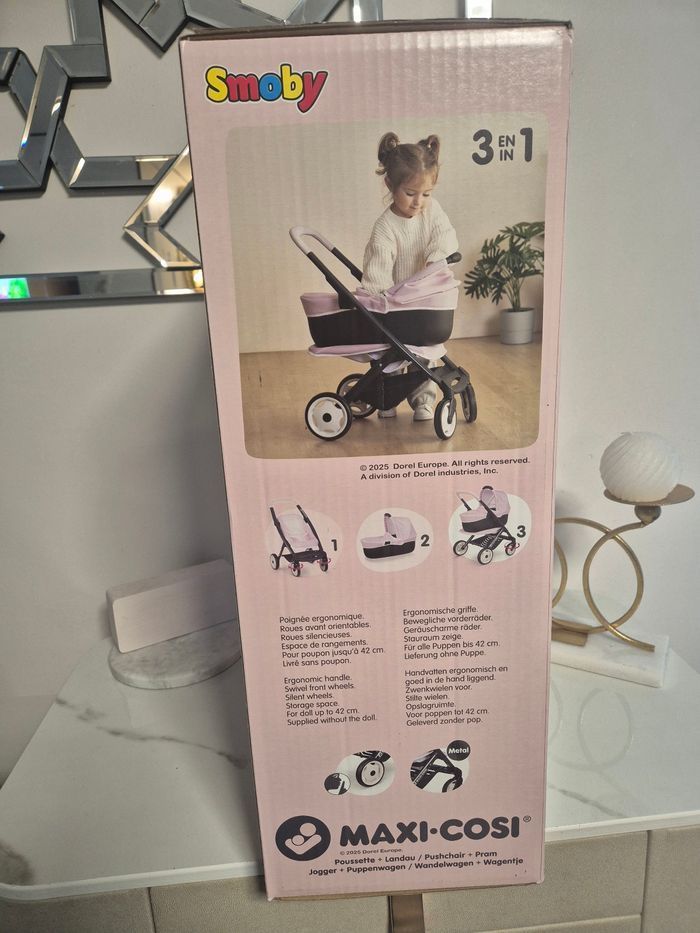 Smoby - Poussette+ Landeau Maxi-Cosi - photo numéro 3