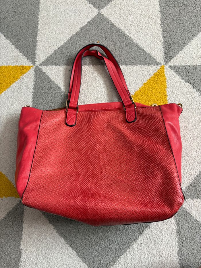 Sac fourre-tout Angela Thompson | Corail | 44 X 27 cm - photo numéro 2