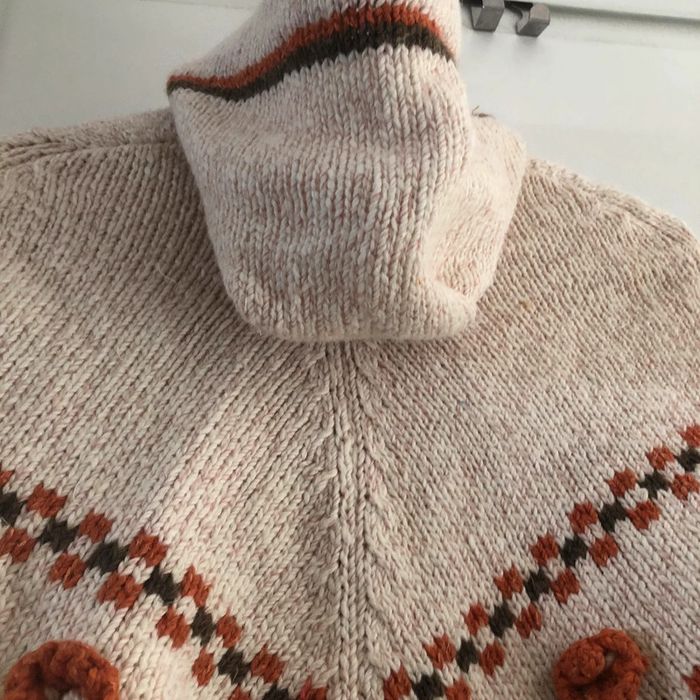 Poncho 5 ans à capuche style bohème enfant - photo numéro 6