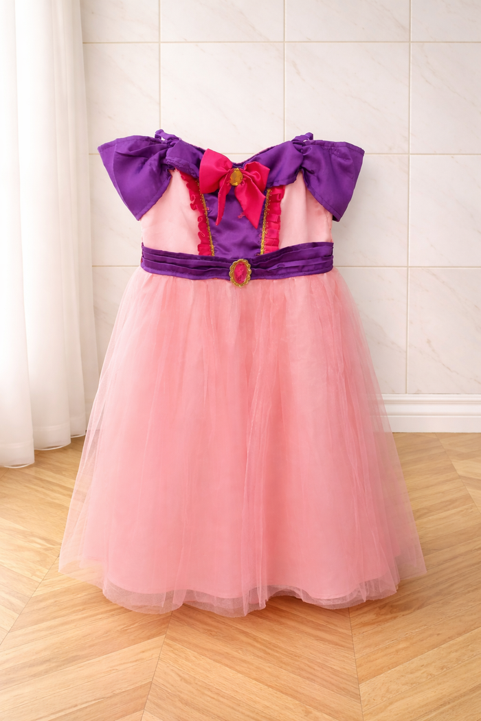 Robe de Princesse / Déguisement - Rose & Violet (5-7 ans)