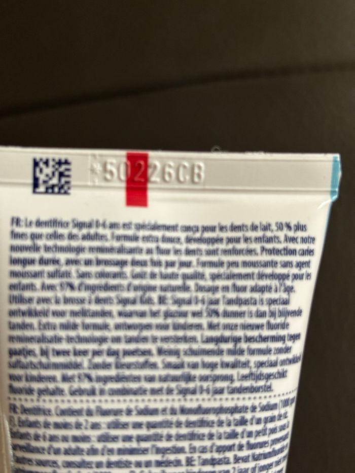 Dentifrice Signal kids 0-6 ans - photo numéro 6