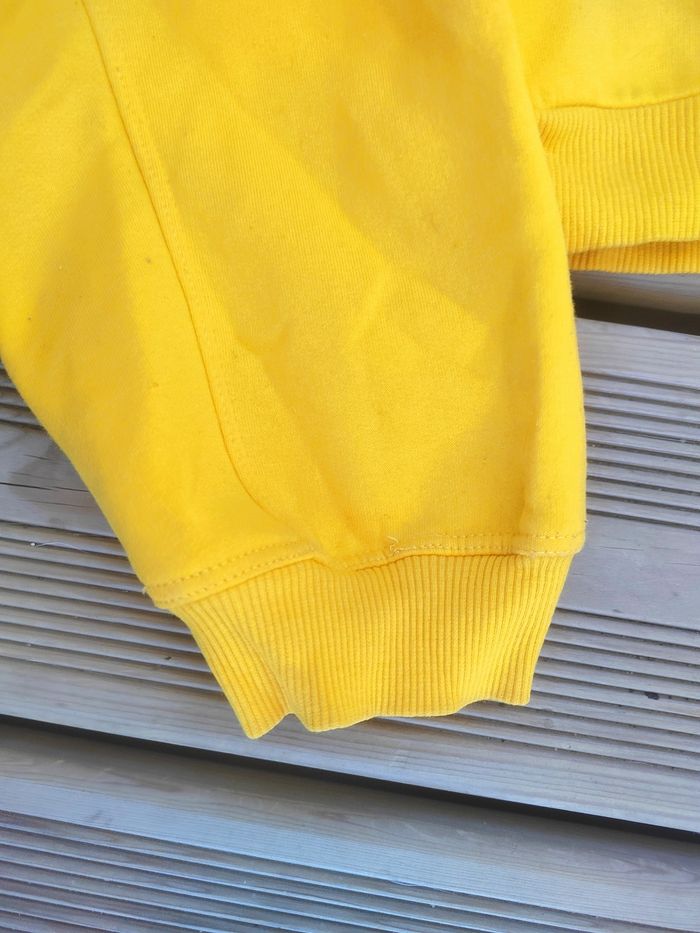 Sweat Crop Top Oversize Jaune Jennyfer – Taille M 38 - photo numéro 3