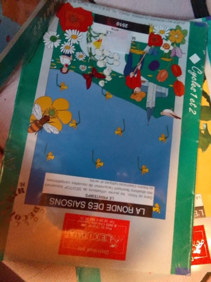 Lot de fiches pour enfants