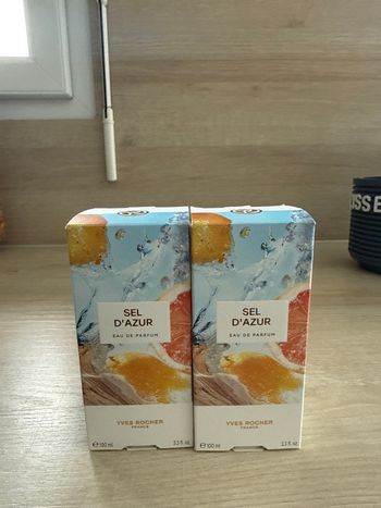 Lot 2 eau de parfum sel d’azur Yves rocher neuf 