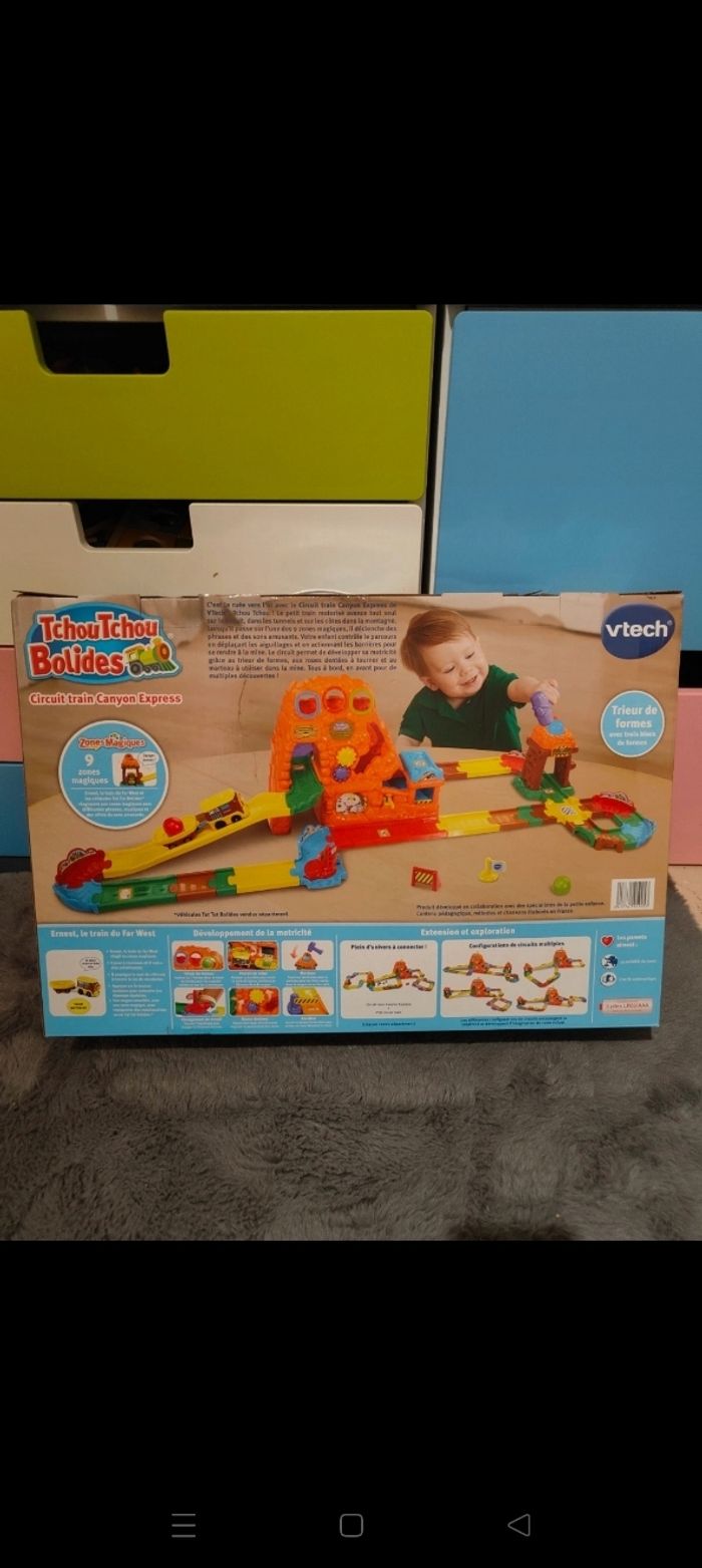 Circuit train Canyon Express Tchou Tchou bolides VTech neuf - photo numéro 2