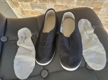 1 paire chausson noir gym ecole taille 32
