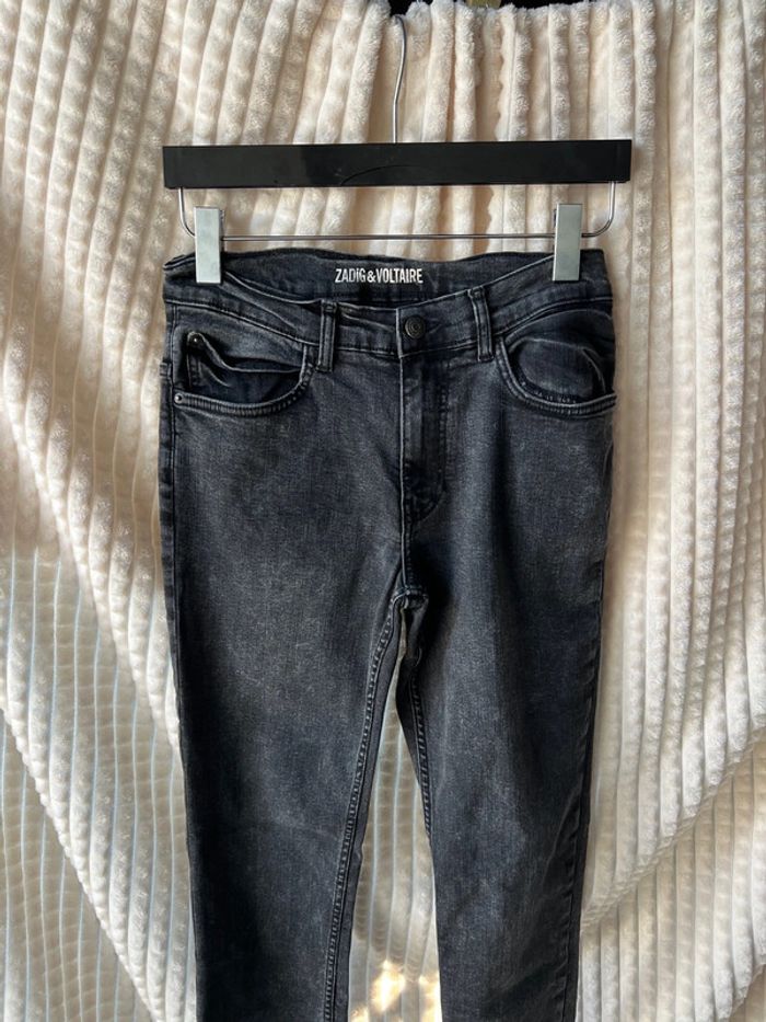 Pantalon jeans noir - photo numéro 2
