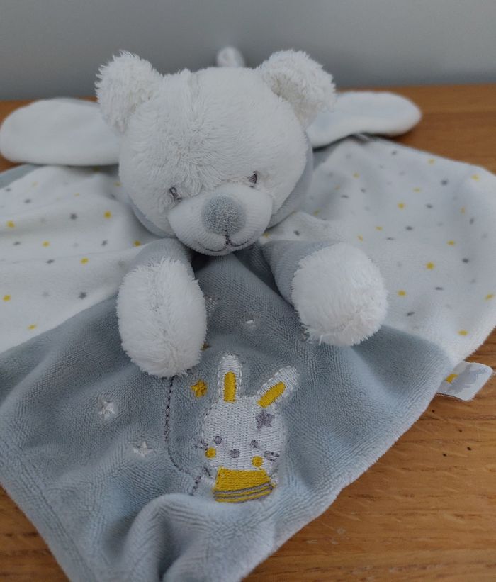 Doudou plat ours déguisé en lapin - Max Sax - photo numéro 2