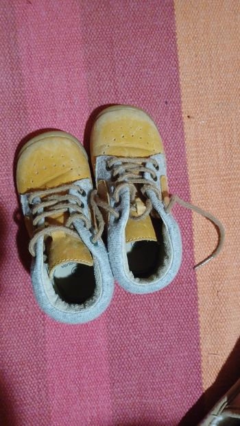 Chaussure montante beige