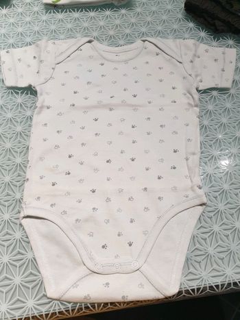 Lot de 4 bodys tex et orchestra 12 mois