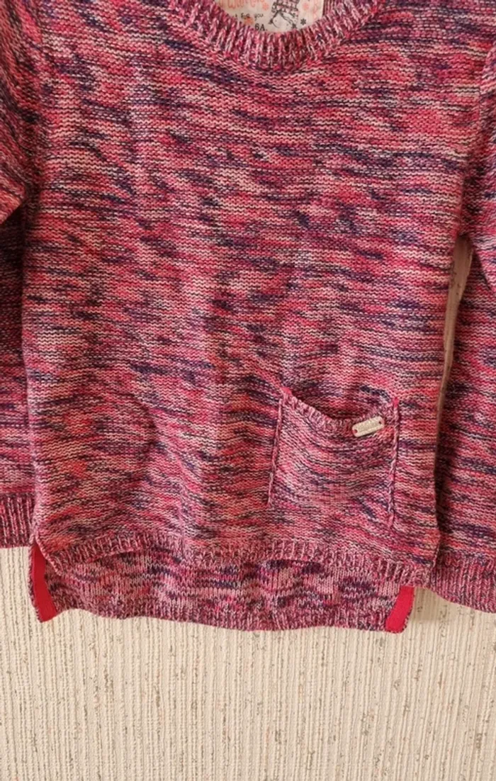 Pull rose violet taille 6 ans complices - photo numéro 5