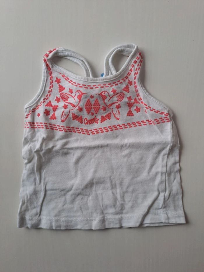 Ensemble short et débardeur bébé fille 3 mois - photo numéro 3