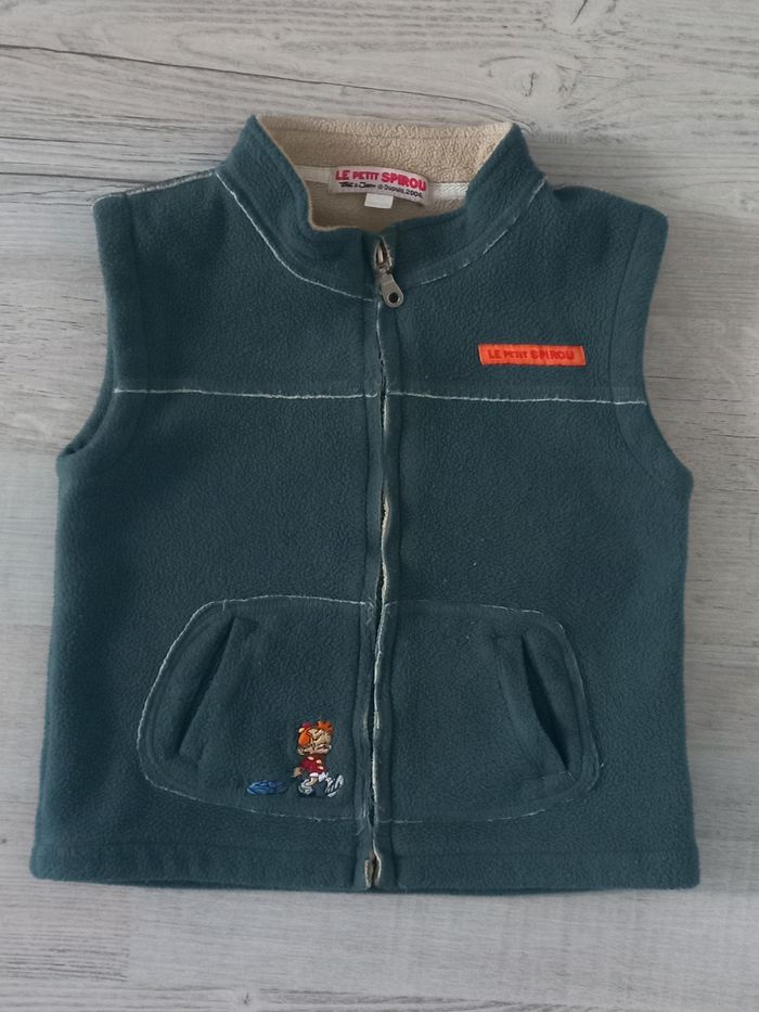 gilet sans manches garçon 2 ans
