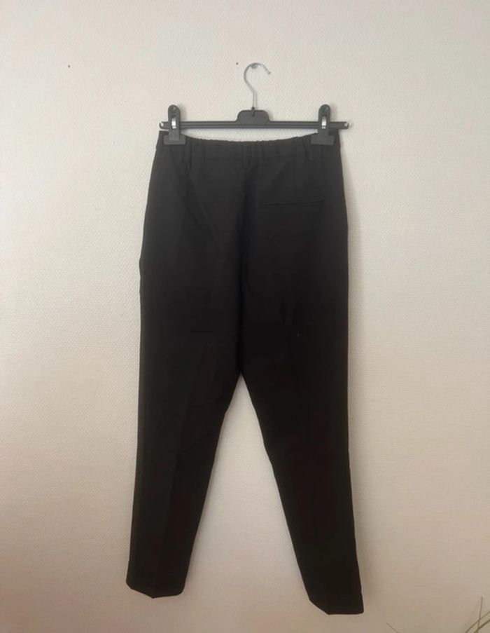Pantalon à pinces noir - photo numéro 5
