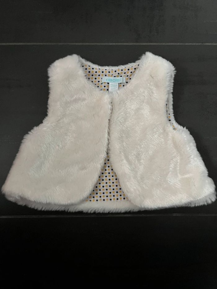 Gilet sans manches 12mois/74cm obaibi