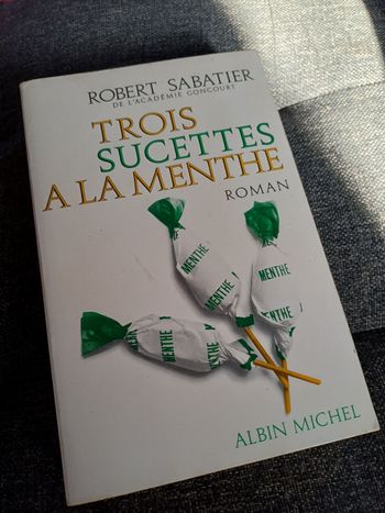Livre trois sucettes à la menthe