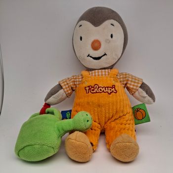 Peluche t'choupi Jardinier 20 cm