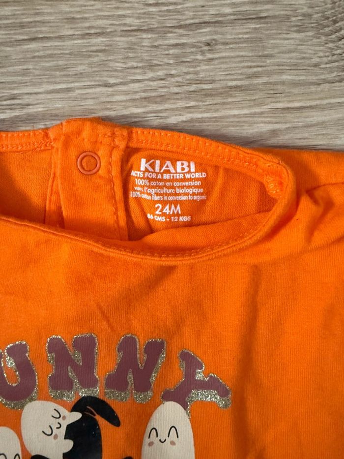 T-shirt manches longues Halloween 24 mois / 2 ans - photo numéro 2