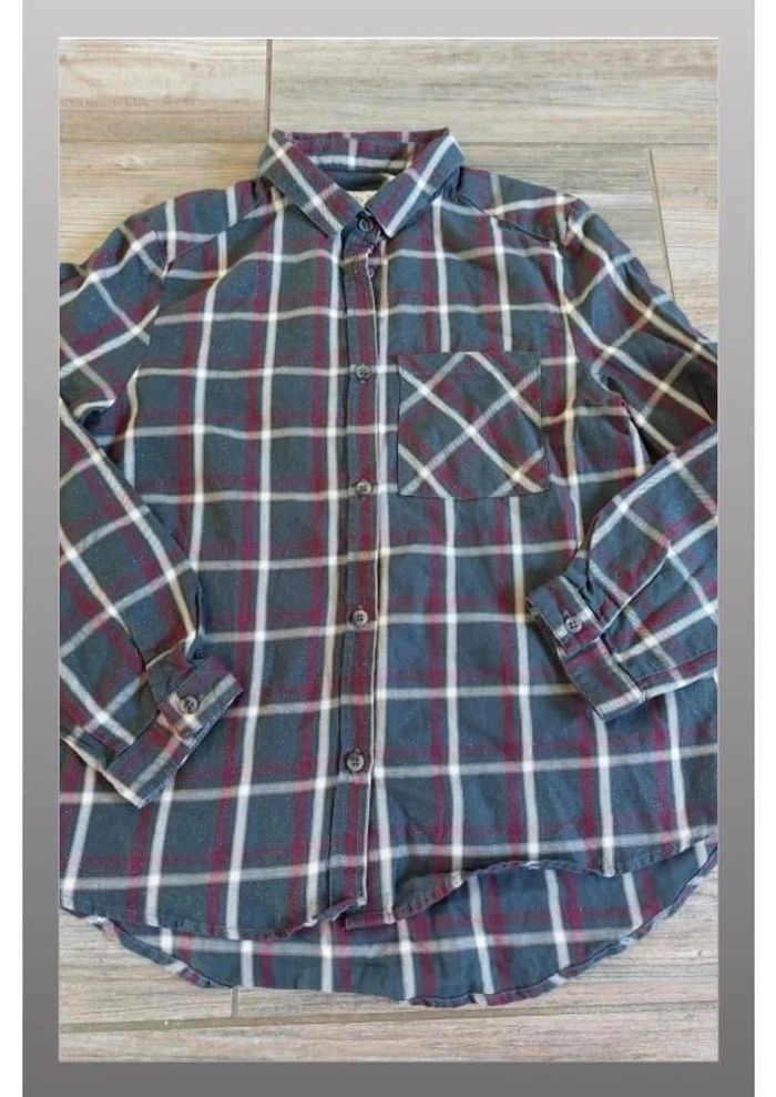 Chemise à carreaux brotes 12 ans