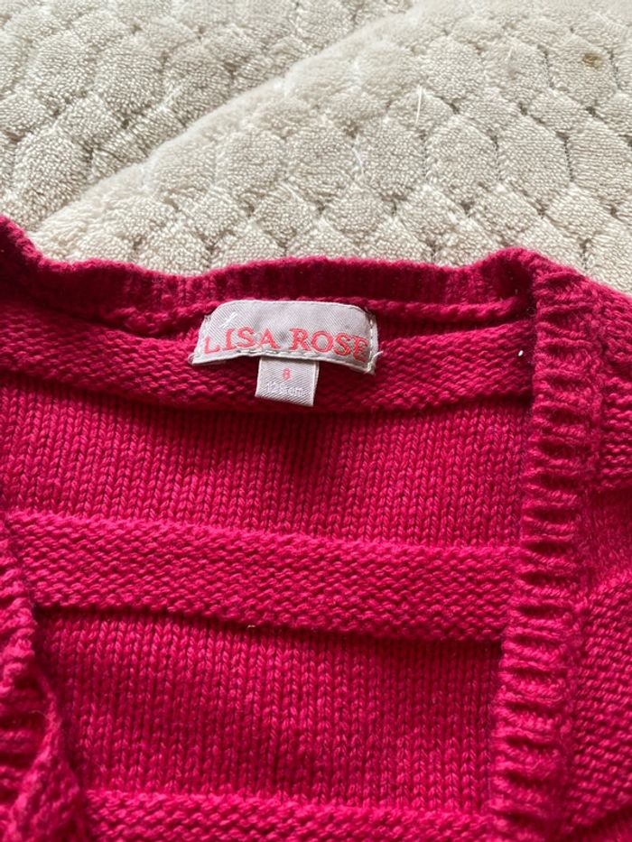 Gilet, rose, taille huit ans - photo numéro 2