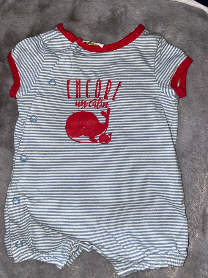 Lot barboteuse combi short - photo numéro 2