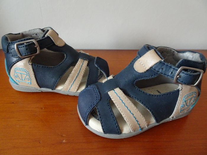 Sandalette Vert Baudet P18 - photo numéro 3