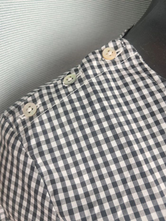Balzac blouse vichy T.36/38 en tbe - photo numéro 3