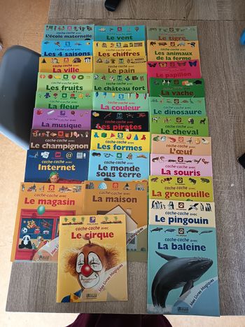 Livre magique / cache cache avec