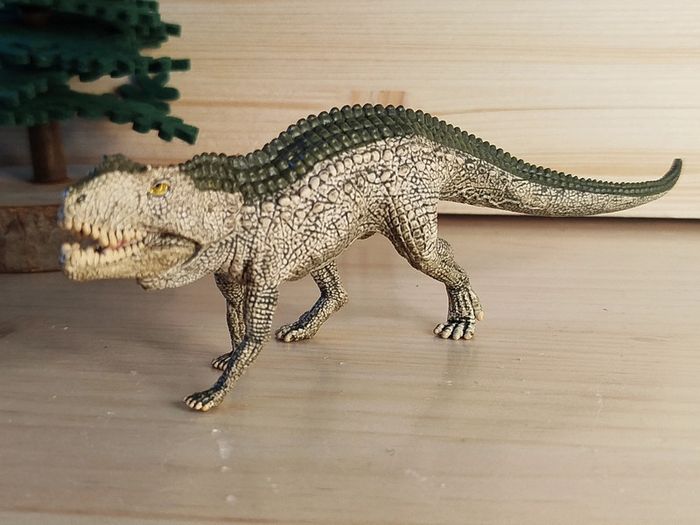 Schleich Postosuchus Dinosaure kaki et beige - photo numéro 3