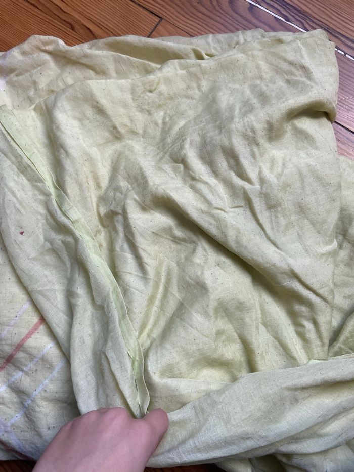 Drap plat jaune - photo numéro 3