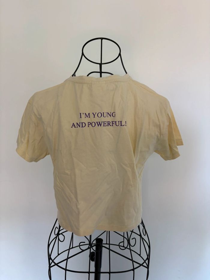 T-shirt Zara jaune – Taille 11/12 ans - photo numéro 3