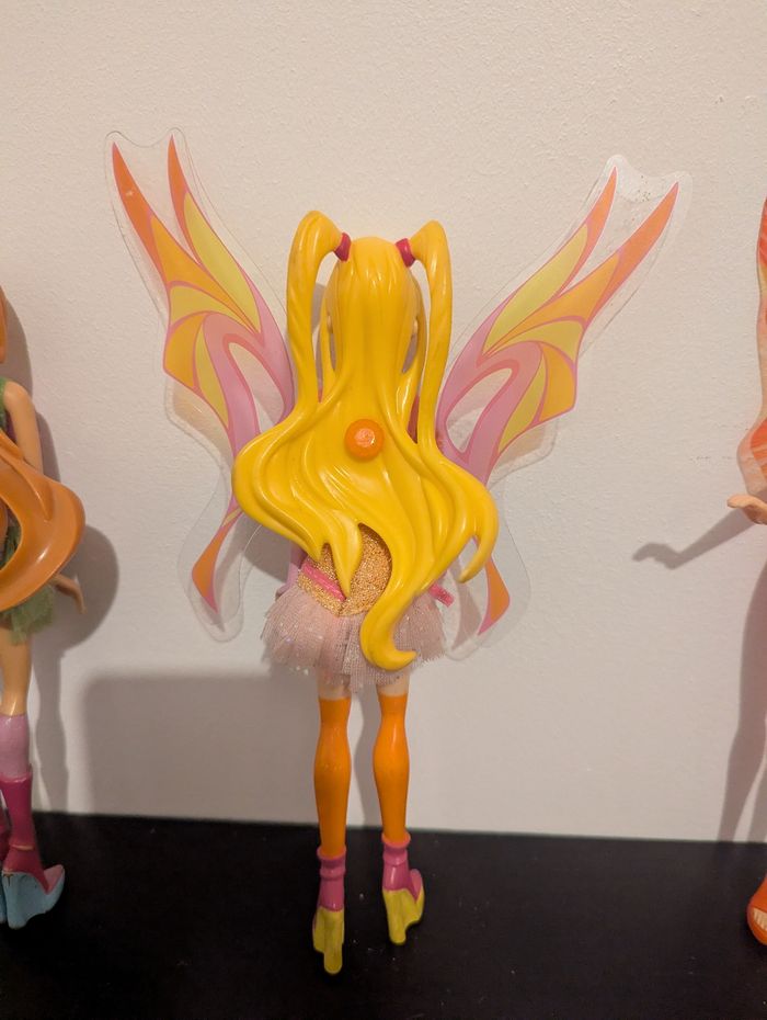 Lot de figurines/ poupées Winx Flora et Stella - photo numéro 6