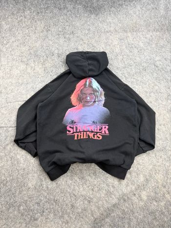 Sweat-Shirt Hoodie Noir Stranger Things H&M 10-12 Ans