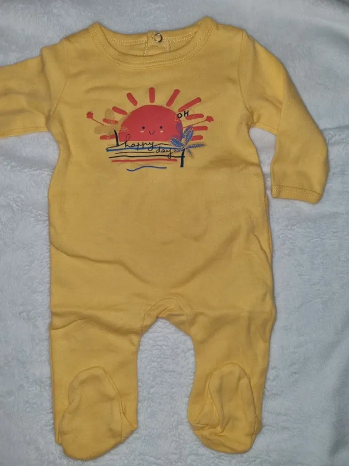 Pyjama en coton taille 1 mois 56 cm