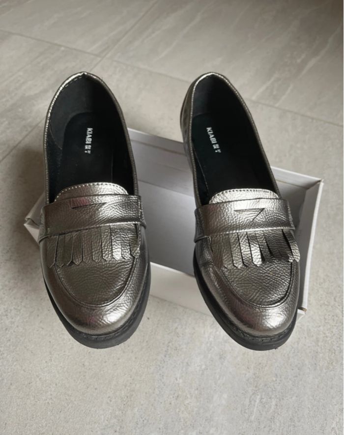 Mocassins gris argenté - photo numéro 2