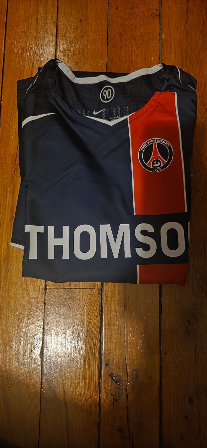 Maillot PSG domicile réédition Total 90 Pauleta saison 2004/2005 - photo numéro 3
