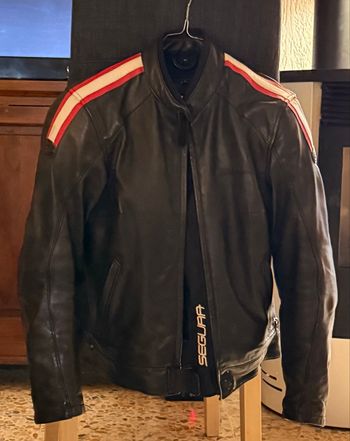 Blouson moto cuir femme Segura 