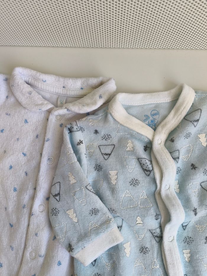Lot de 2 pyjamas naissance - photo numéro 2