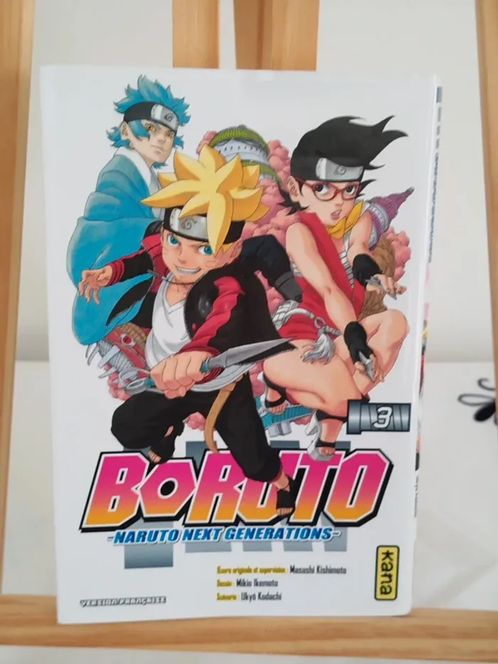 Lot de 5 livres Mangas Boruto tome 1 à 5 Kana - photo numéro 6