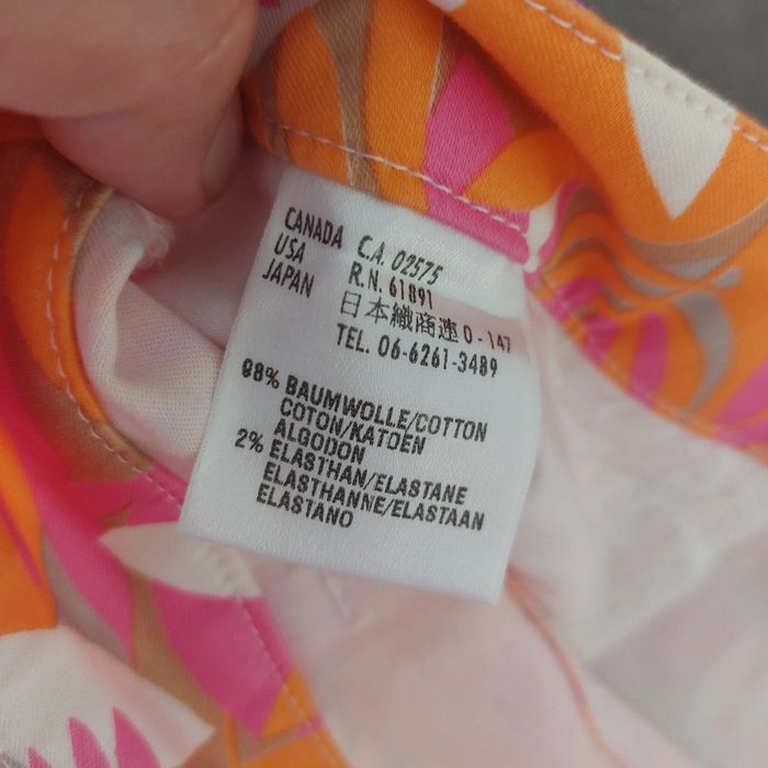 Dos nu et jupe imprimé rose orange escada sport - photo numéro 13
