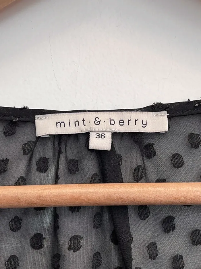 Superbe Robe noire longue Mint & Berry 🌸  36 S - photo numéro 10